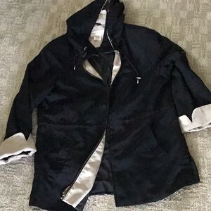 Jones of New York Sport/Coat/Black w/tan/Size Lg